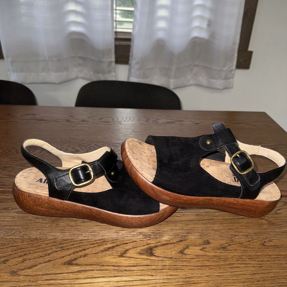 Alegria Betsie Dream Fit Sandals Black Size Women’s 9 Comfort